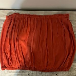 Orange tube top
